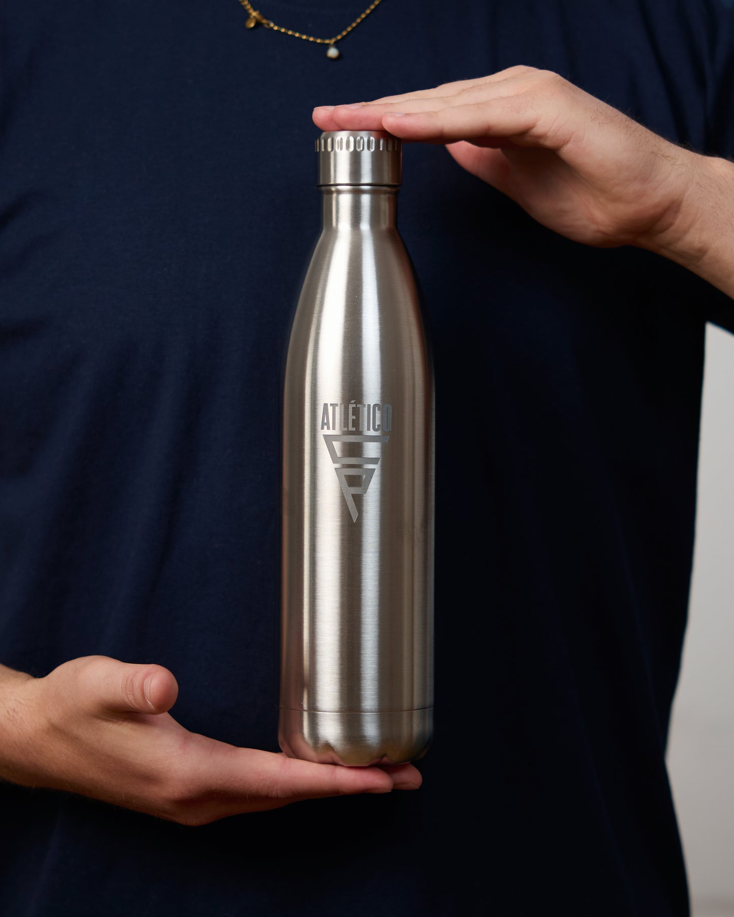 Garrafa de Água Metálica