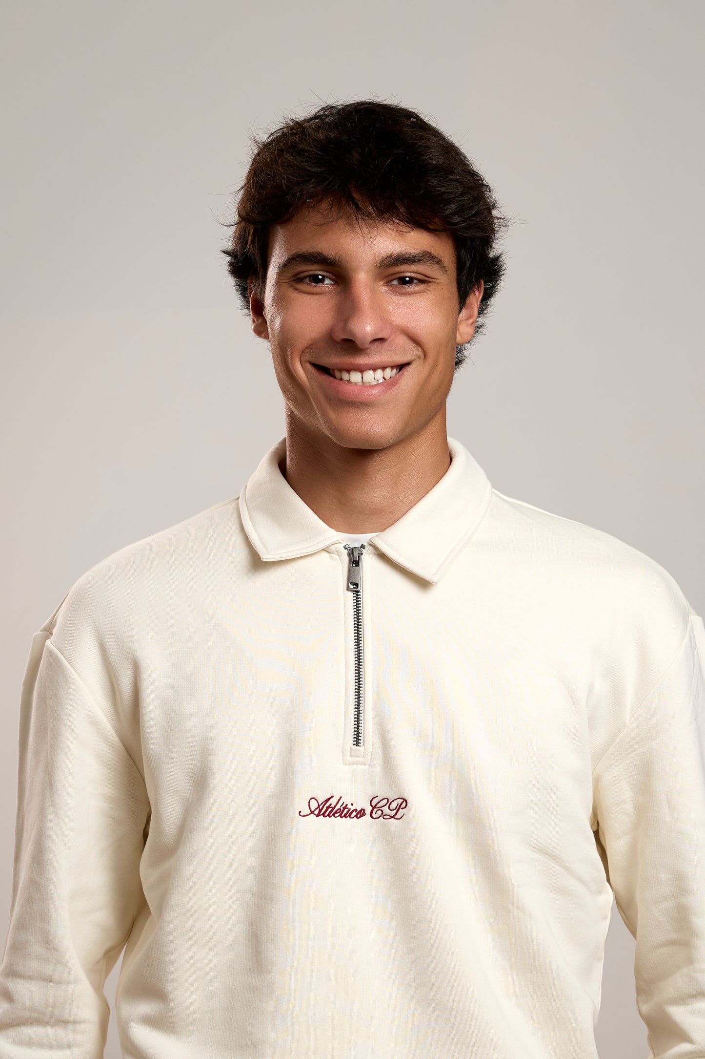 Beige Quarterzip